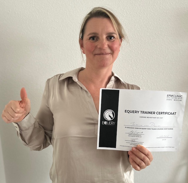 Equery certificaat Jessica van Deursen
